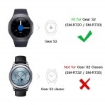 Fintie Samsung Gear S2 Deri Kay-Black