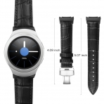 Fintie Samsung Gear S2 Deri Kay-Black