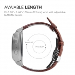 Fintie Samsung Gear S2 Deri Kay-Brown