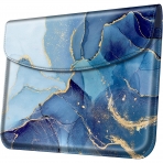 Fintie Sleeve Microsoft Surface Go 4 Vegan Deri Klf-Ocean Marble