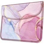 Fintie Sleeve Microsoft Surface Go 4 Vegan Deri Klf-Glittering Marble