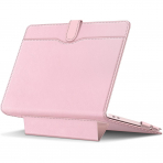 Fintie Standl� Deri MacBook Neo Laptop K�l�f�-Blush