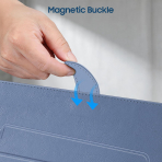 Fintie Standl� Deri MacBook Neo Laptop K�l�f�-Indigo
