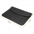 Fintie Sleeve Microsoft Surface Go 4 Deri Klf-Black