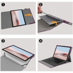 Fintie Surface Go 4 Uyumlu Kalem Tutuculu Klf-Purple