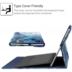 Fintie Surface Pro 7 Klf (12.3 in)-Ocean Marble 