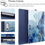 Fintie Surface Pro 7 Klf (12.3 in)-Ocean Marble 