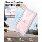 Fintie Tuatara MacBook Neo Laptop K�l�f�-Blush