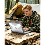 Fintie Tuatara MacBook Neo Laptop K�l�f�-Gray