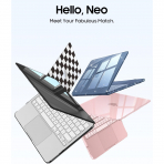 Fintie Ultra �nce �effaf MacBook Neo Laptop K�l�f�-Crystal Black