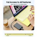 Fintie Ultra �nce �effaf MacBook Neo Laptop K�l�f�-Crystal Citrus