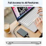 Fintie Ultra �nce �effaf MacBook Neo Laptop K�l�f�-Crystal Camellia