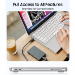 Fintie Ultra �nce �effaf MacBook Neo Laptop K�l�f�-Crystal Bow