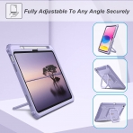Fintie iPad 10.Nesil 360 Derece Dnen Standl Klf (10.9 in)-Lilac Purple