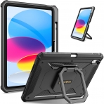 Fintie iPad 10.Nesil 360 Derece Dnen Standl Klf (10.9 in)-Black