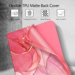 Fintie iPad 10.Nesil Uyumlu Bluetooth Klavyeli Klf(10.9 in)(2022)-Marble Pink