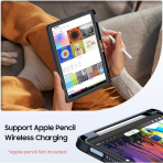 Fintie iPad Air 11 M2/M3 Kickstandl Klf-Black 
