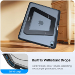 Fintie iPad Air 11 M2/M3 Kickstandl Klf-Black 
