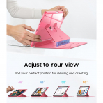 Fintie Apple iPad A16 Manyetik Klf-Pink