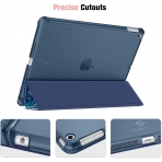 Fintie iPad Air 4 Kalem Blmeli Klf (10.9 in)-Z-Ocean Blue