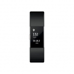 Fitbit Charge 2 Nabz lm Fitness Akll Bileklik (Byk)-Black