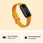 Fitbit Inspire 3 Versiyon Akll Bileklik -Black/Morning Glow