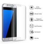 Flipcase Samsung Galaxy S7 Edge Pro Temperli Cam Ekran Koruyucu