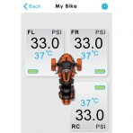 Fobo Bisiklet in Lastik Basn Kontrol Sensr-Silver