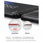 Fosmon Galaxy S8 Temperli Cam Ekran Koruyucu-Black