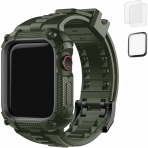 Fullmosa Apple Watch Serisi 9/8/7 Uyumlu Kay(41mm)-Army Green