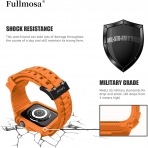 Fullmosa Apple Watch Serisi 9/8/7 Uyumlu Kay(45mm)-Orange