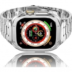 HASLFM Apple Watch Serisi elik Kay(49mm)-Silver