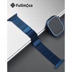 Fullmosa Apple Watch Ultra 2. Nesil Uyumlu elik Kay-Blue