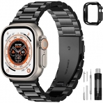 Fullmosa Apple Watch Ultra 2. Nesil ile Uyumlu Kay-Black