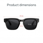 Meta Fury 2026 Ak�ll� G�zl�k-Classic Black/Polarized Grey