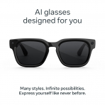 Meta Fury 2026 Ak�ll� G�zl�k-Classic Black/Transitions Grey