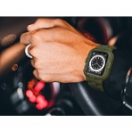 GELISHI Apple Watch 7 Koruyucu Klf (45mm)-Army Green