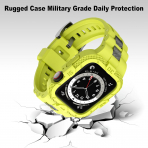 GELISHI Apple Watch 7 Koruyucu K�l�f (45mm)-Fluorescent Green