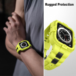 GELISHI Apple Watch 7 Koruyucu K�l�f (45mm)-Fluorescent Green