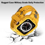 GELISHI Apple Watch 7 Koruyucu K�l�f (45mm)-Yellow