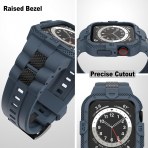 GELISHI Apple Watch 7 Koruyucu K�l�f (45mm)-Abyss Blue