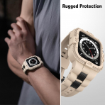 GELISHI Apple Watch 7 Koruyucu K�l�f (45mm)-Beige