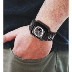 GELISHI Apple Watch 7 Koruyucu K�l�f (45mm)-Carbon Fiber/Black