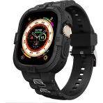 GELISHI Apple Watch Ultra Koruyucu Klf (49mm)-Deep Black