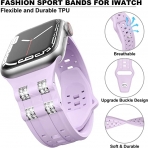 GELISHI Apple Watch Ultra Spor Kay (49/45/44/42mm)-Purple