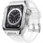 GELISHI Silikon Apple Watch 9/8/7 Kay�� (45mm)-Clear