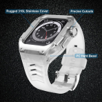GELISHI Silikon Apple Watch 9/8/7 Kay�� (45mm)-Clear