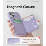 GOOSPERY Balance Fit Serisi Apple iPhone 15 Czdan Klf -Purple