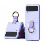 GOOSPERY Ring Holder Serisi Galaxy Z Flip 4 Klf -Purple