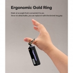 GOOSPERY Ring Holder Serisi Galaxy Z Flip 4 Klf -Black